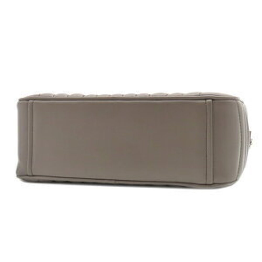 Prada Shoulder Bag Diagram Crossbody Leather Gray Chain Strap Greige Gray - Picture 3 of 6